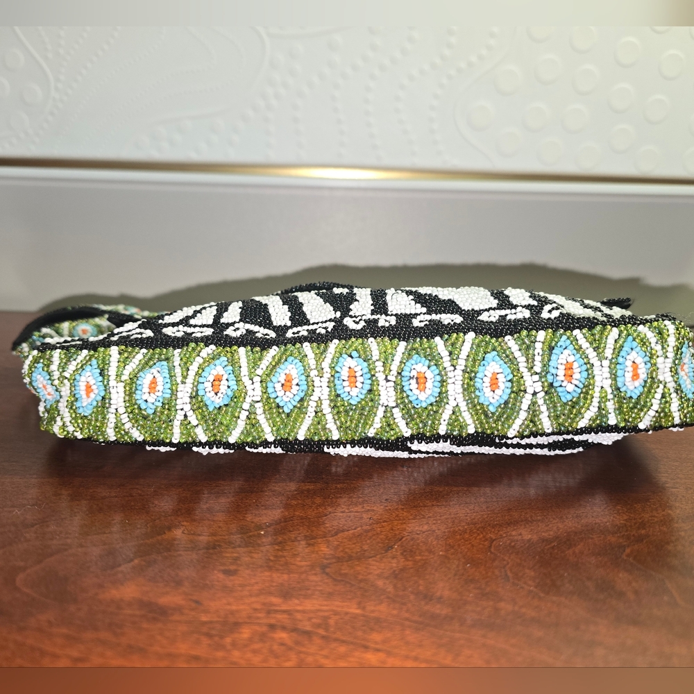 Christiana Chic Beaded Clutch - Multicolor Design - Picture 3 of 6